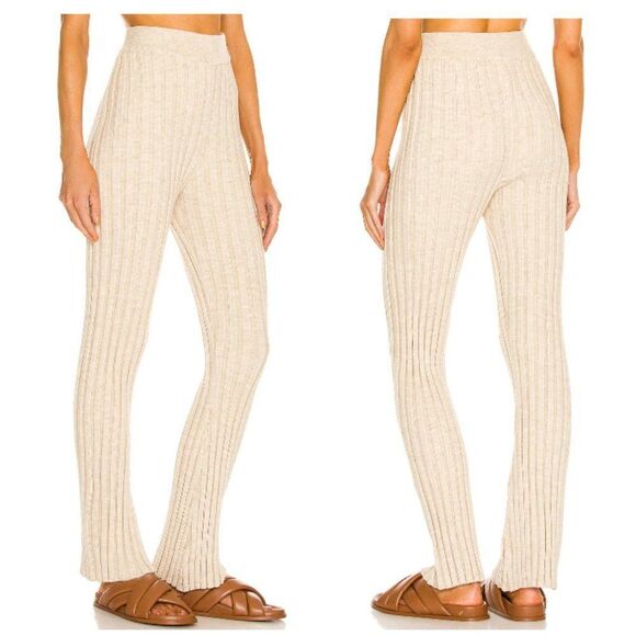 Anine Bing 100% Wool Ribbed Val Pants Size Medium - Picture 4 of 14